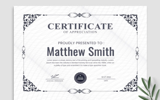 Certificate Appreciation Templates