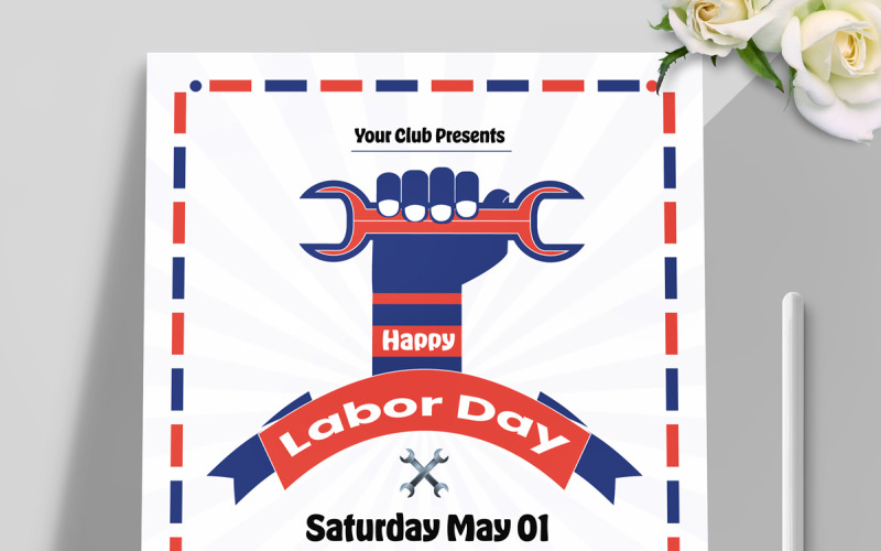 Labor Day Flyer Templates Corporate Identity