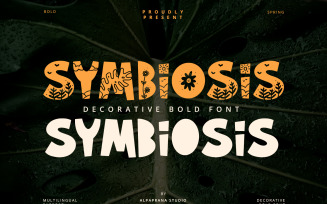 Symbiosis - Decorative Font