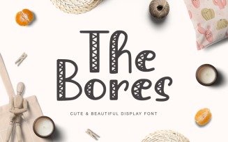 The Bores Instagram Font Style