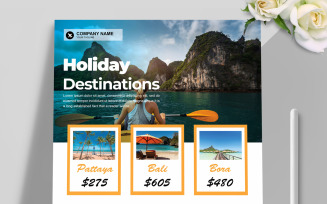Travel Tours Flyer Templates Layout