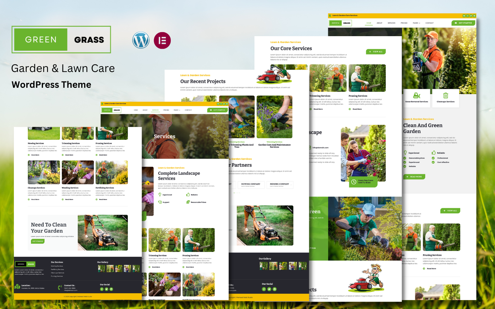Template #376810 Landscaping Landscape Webdesign Template - Logo template Preview