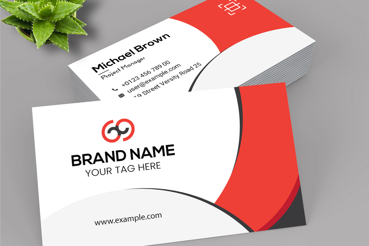 Template #376850 Business Card Webdesign Template - Logo template Preview