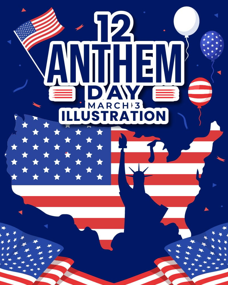 Kit Graphique #376870 National Anthem Divers Modles Web - Logo template Preview