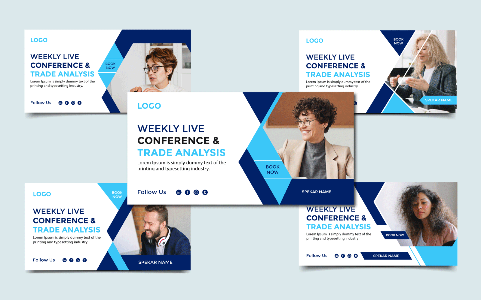 Conference Web Banner Design Corporate Identity