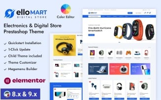 Ellomart - Electronics Store Prestashop Responsive Theme