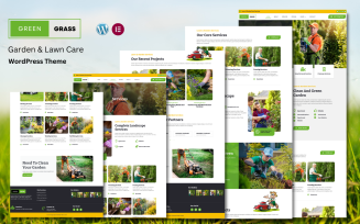 Green Grass - Garden & Lawn Care Services WordPress Theme
