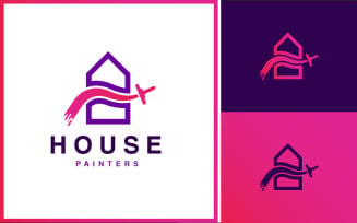 House Paint Minimal Logo Template