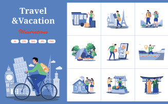 M711_Travel & Vacation Illustration Pack 2