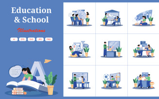M721_Education Illustration Pack 1