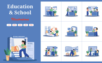 M721_Education Illustration Pack 2