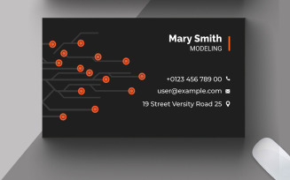 Technology Business card Layout
