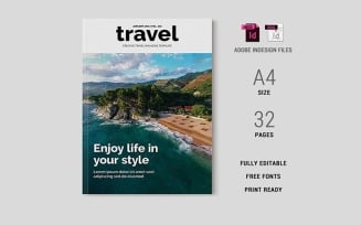 Travel Magazine Template 11