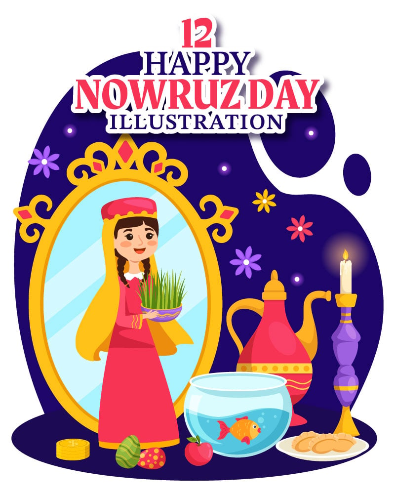 Template #377052 Happy Nowruz Webdesign Template - Logo template Preview