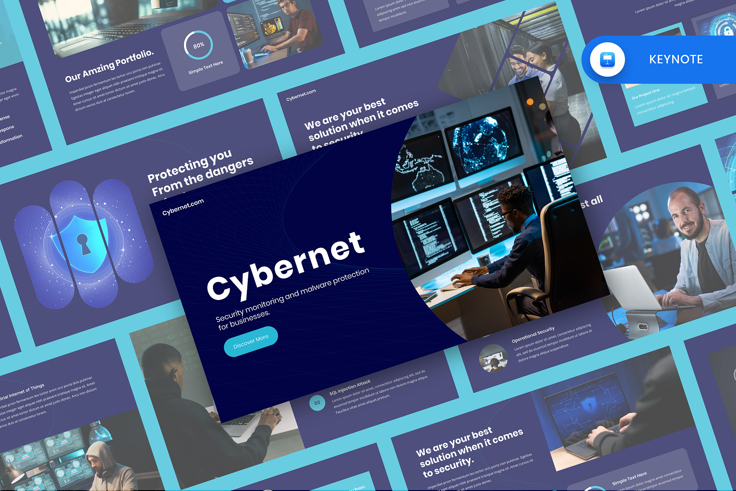 Cybernet - Cyber Security Keynote Template