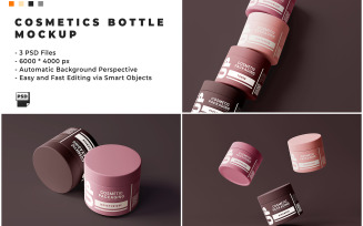 Cosmetic Bottle Mockup Template 1