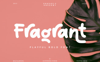 Fragrant - Bold Display Font