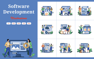 M687_Software Development Illustration Pack