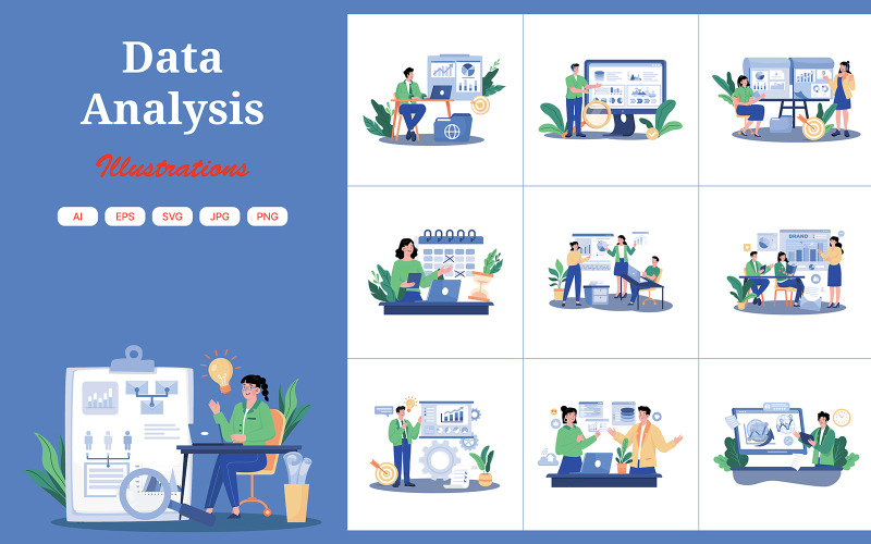 M695_Data Analysis Illustration Pack