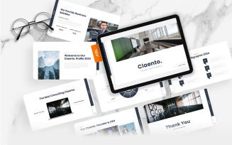 Claento – Company Profile Google Slides Template