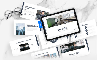 Claento – Company Profile Keynote Template