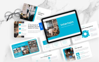 Intertain – Company Profile Keynote Template