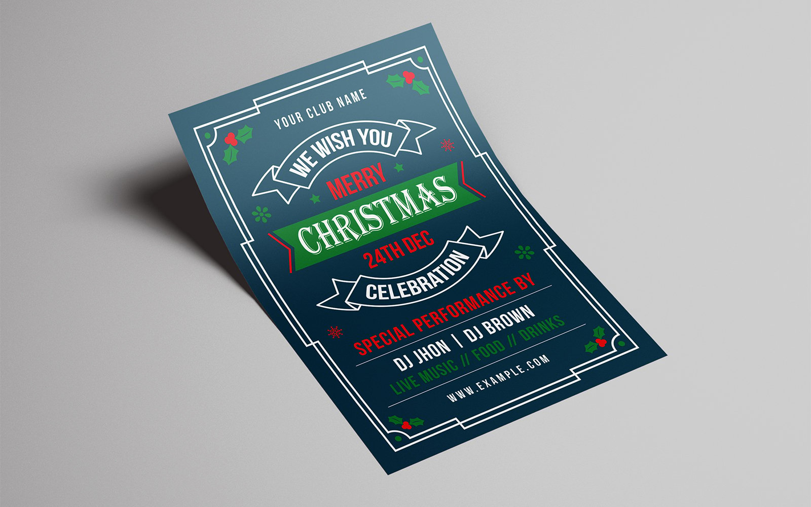 Template #377223 Christmas Bash Webdesign Template - Logo template Preview