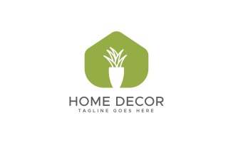 Home decor interior logo design template