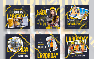 Labor Day Social Media Post Banner
