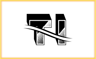 TI logo template element monogram logo design