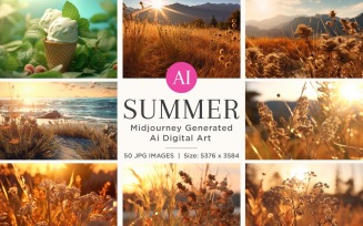 Warmth of Summer Desert Picturing Background 50 Set V-10