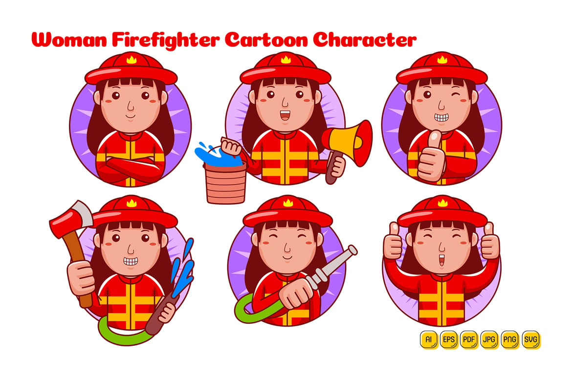 Kit Graphique #377381 Firefighter Fire Divers Modles Web - Logo template Preview