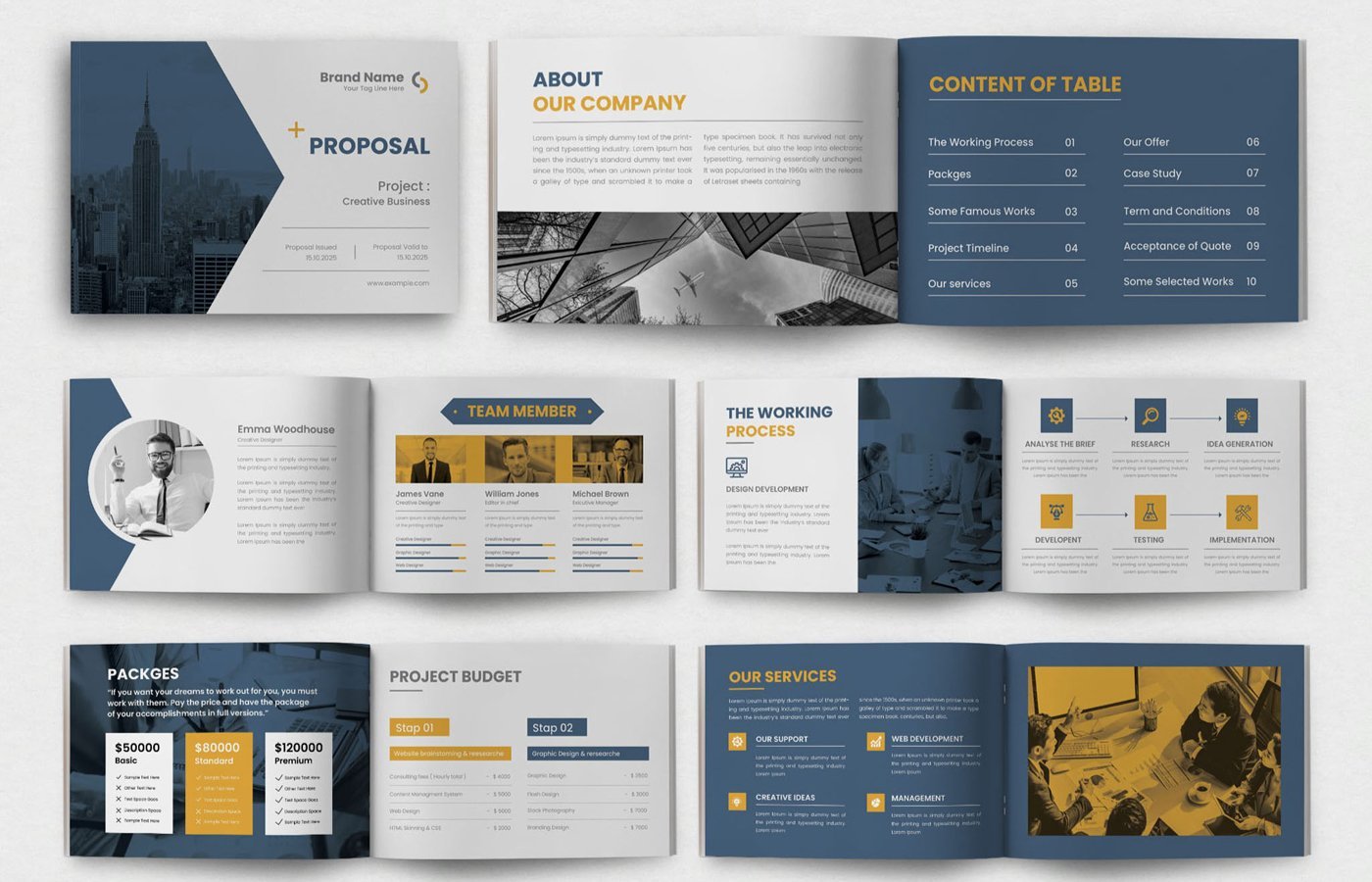Template #377386 Proposal Annual Webdesign Template - Logo template Preview