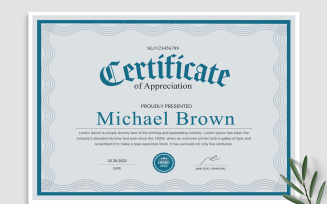 Corporate Certificate of Appreciation