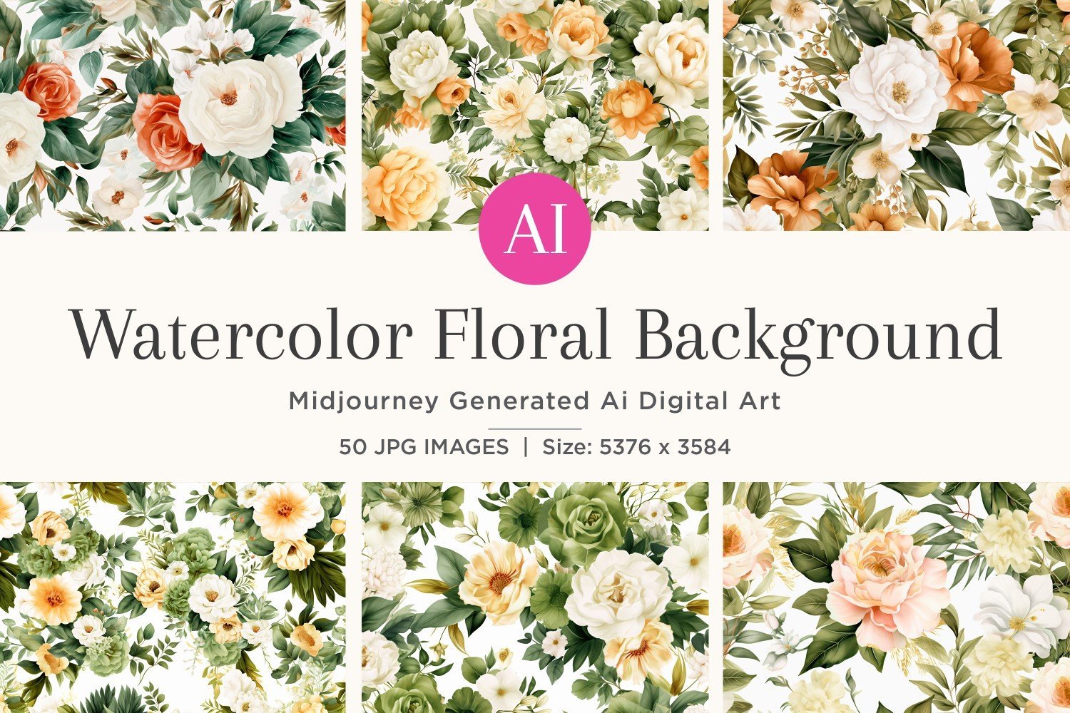 Kit Graphique #377402 Watercolor Floral Divers Modles Web - Logo template Preview
