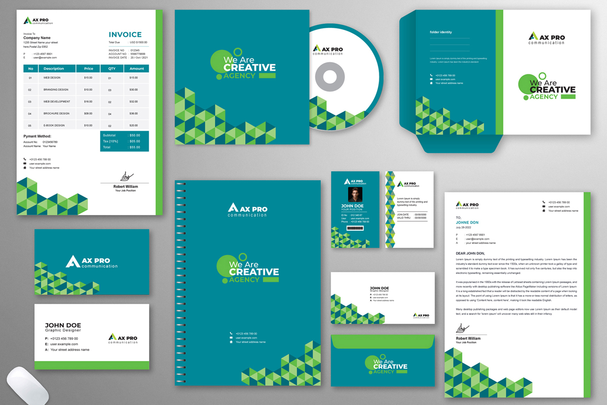 Kit Graphique #377411 Corporateidentity Brandingdesign Divers Modles Web - Logo template Preview