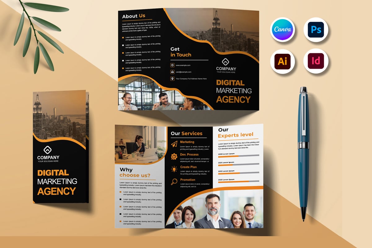 Kit Graphique #377448 Marque Brochure Web Design - Logo template Preview