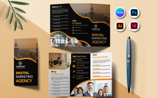 Digital Marketing Tri-Fold Brochure Template