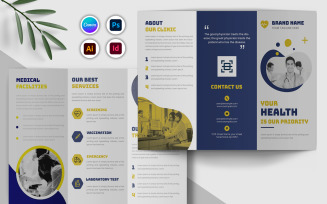 Medical Trifold Brochure Templates