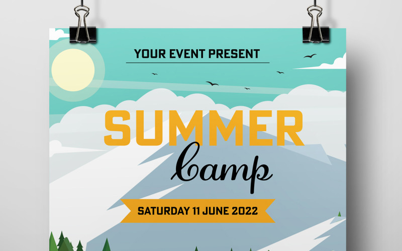 Summer Camp Flyers Template Corporate Identity