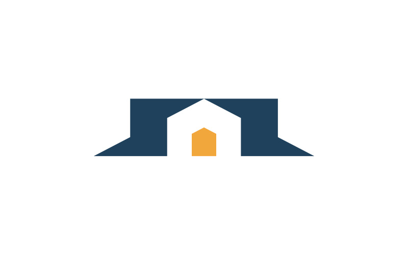 Bolt home lightning house logo design template Logo Template