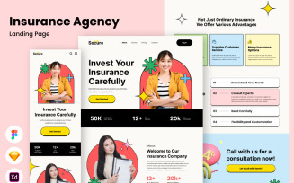 Secure - Insurance Agency Landing Page