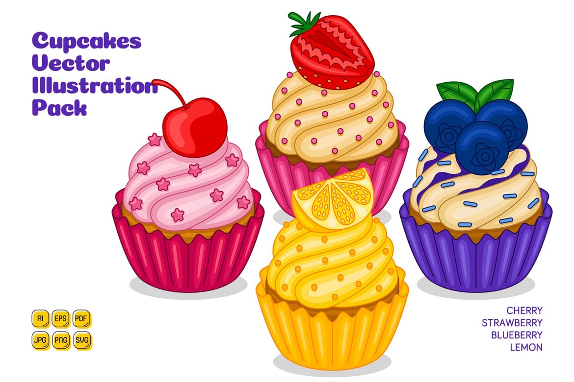 Kit Graphique #377618 Sweet Food Divers Modles Web - Logo template Preview