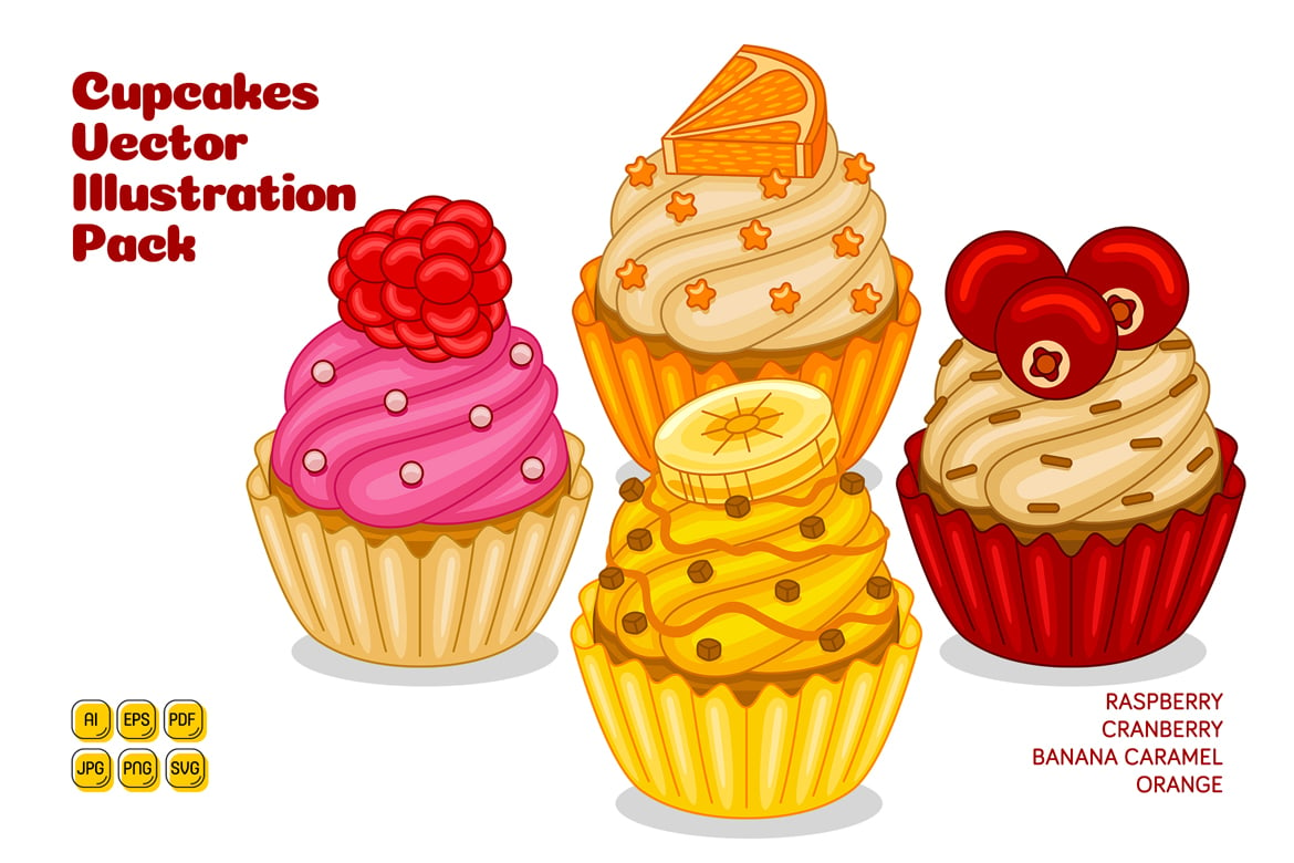 Kit Graphique #377619 Sweet Food Divers Modles Web - Logo template Preview
