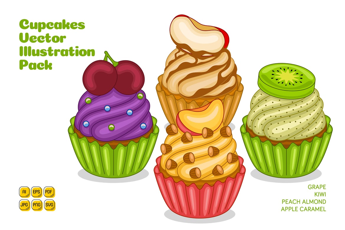 Kit Graphique #377620 Sweet Food Divers Modles Web - Logo template Preview