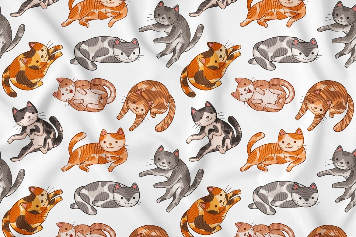 Kit Graphique #377626 Cat Illustration Divers Modles Web - Logo template Preview