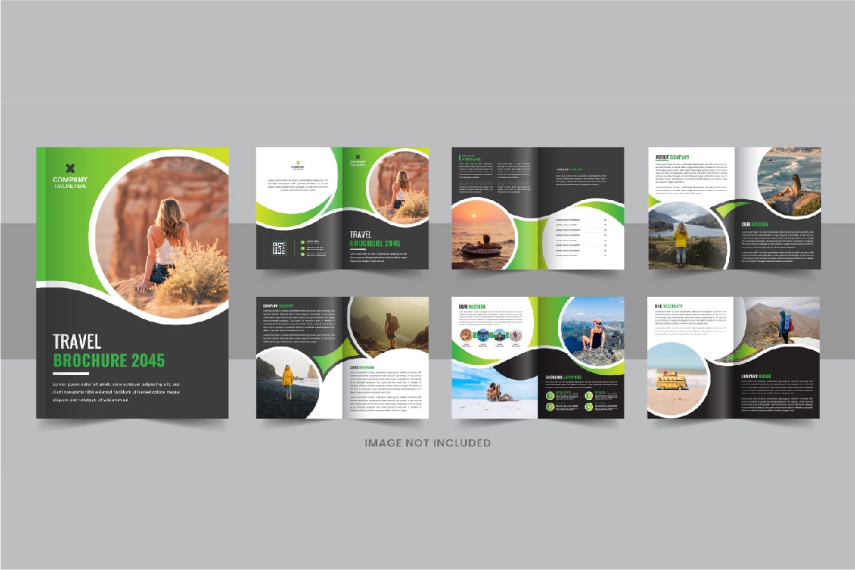 Kit Graphique #377675 Brochure Tourne Web Design - Logo template Preview