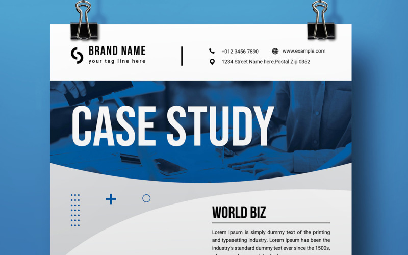Business Case Study Templates Corporate Identity