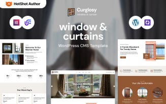 Curglosy - Windows And Curtains WordPress Elementor Theme