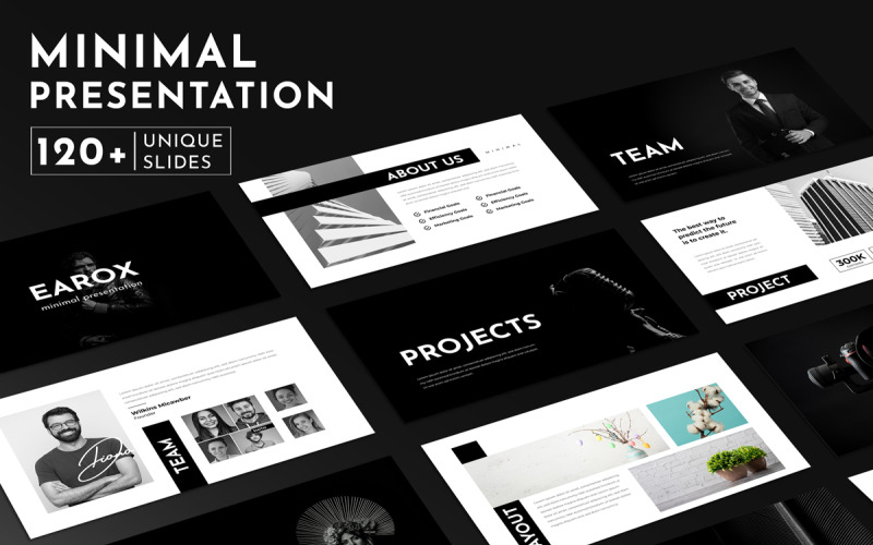 Minimal Business Presentation Template Layout 2025 PowerPoint Template